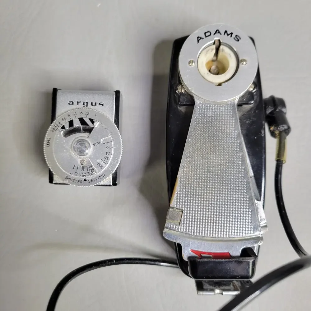 Solina Pronto AGFA Camera Leather Case Argus Exposure Meter Adams Flash Germany